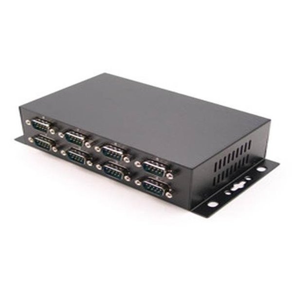 Antaira Industrial 8-Port RS-232 to USB 2.0 High Speed Converter with Locking Feature and w/Surge & Isolatio UTS-408AK-SI